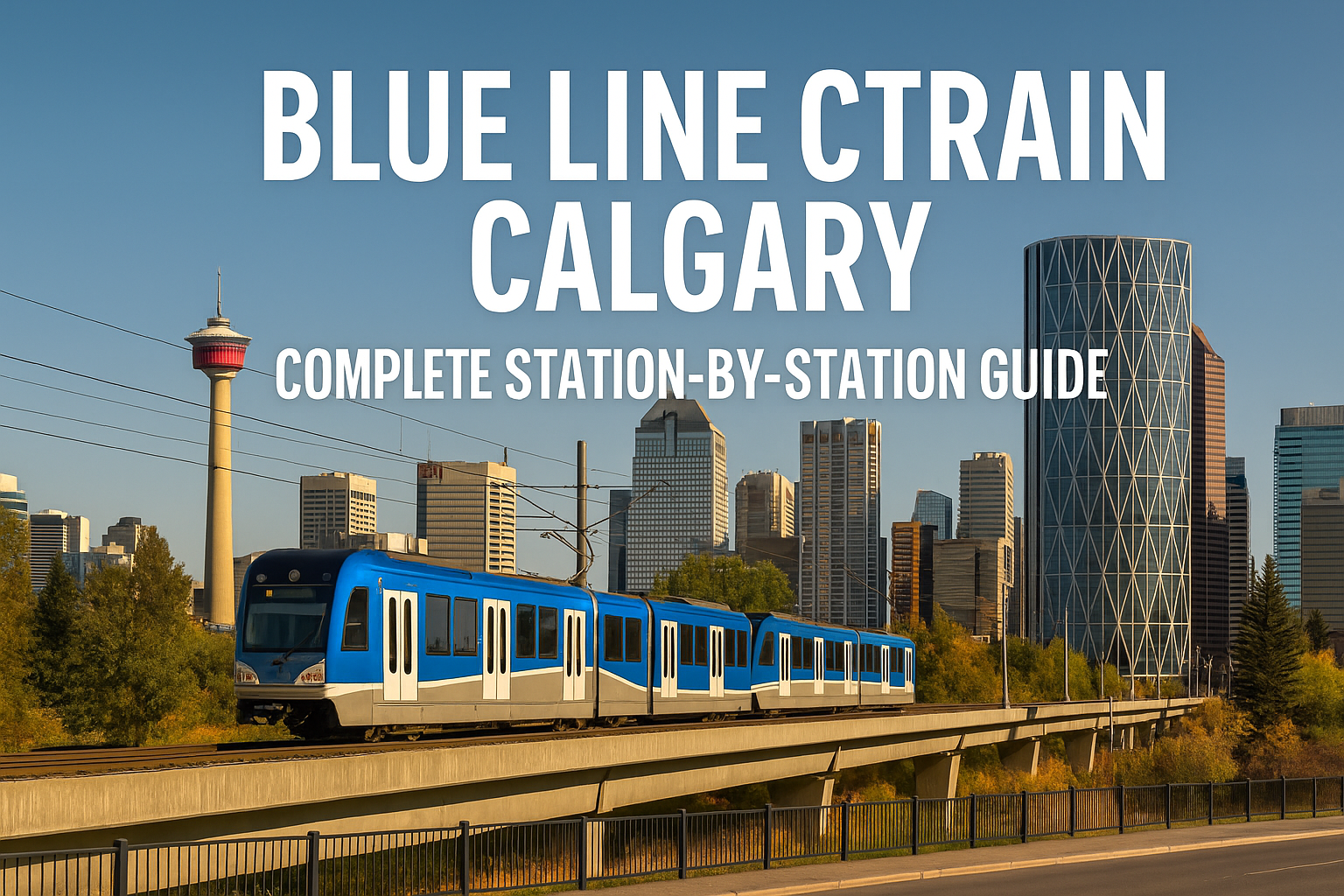 Blue Line CTrain Calgary: Complete Station-by-Station Guide