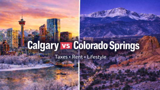 Calgary vs Colorado Springs: Real Numbers on Taxes, Rent, Jobs, and Lifestyle