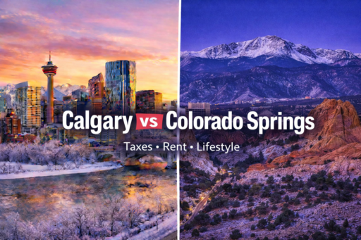 Calgary vs Colorado Springs: Real Numbers on Taxes, Rent, Jobs, and Lifestyle