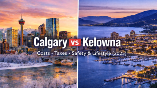 Calgary vs Kelowna: Cost of Living, Taxes, Safety, and Lifestyle