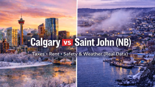 Calgary vs Saint John (NB): Taxes, Rent, Safety, and Weather (Real Numbers, Not Hype)