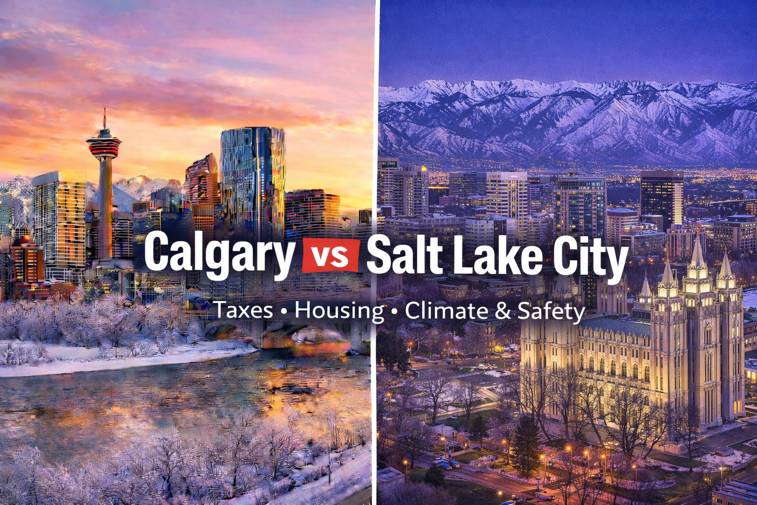 Calgary vs Salt Lake City: Which City Fits Your Life and Budget?