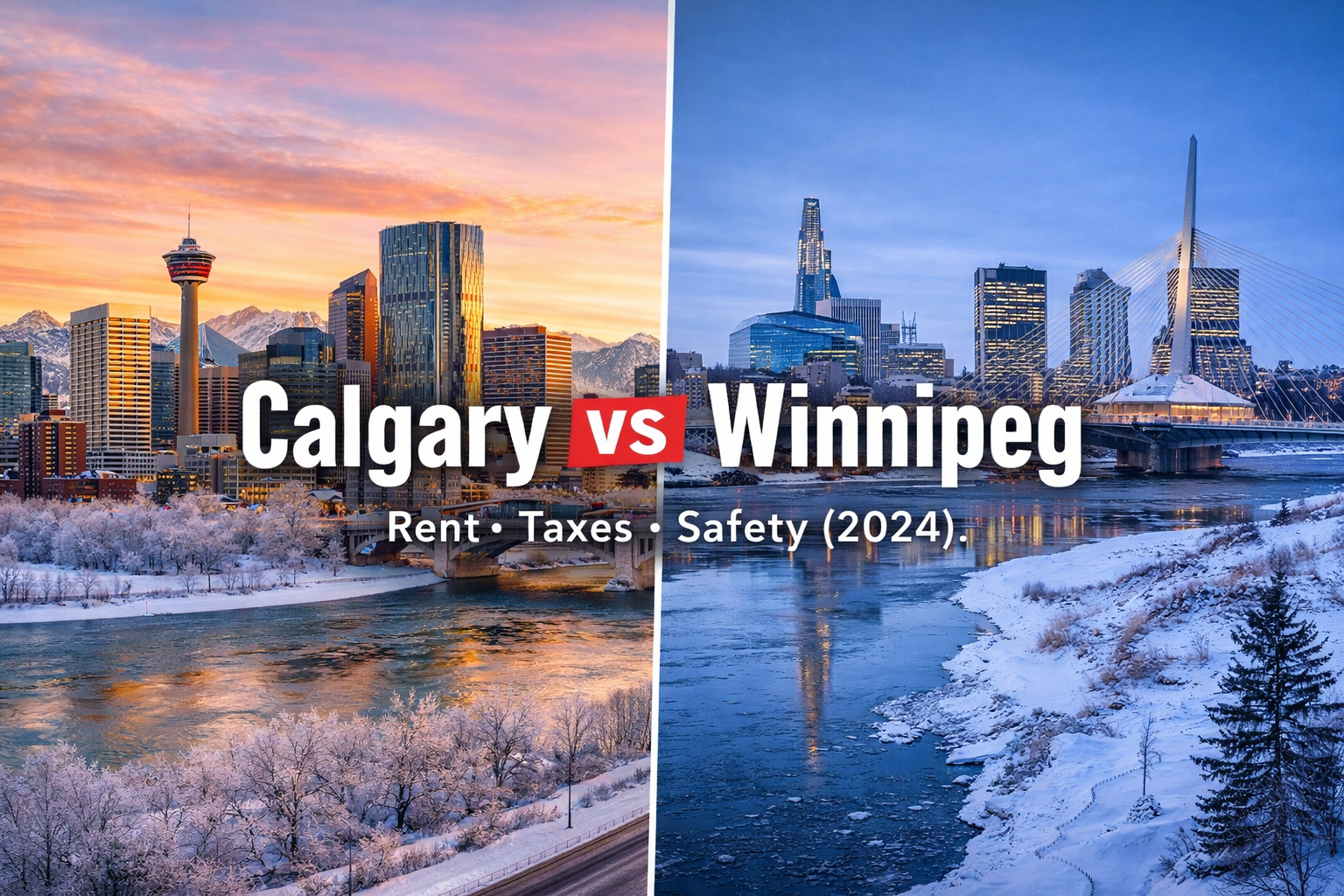 Calgary vs Winnipeg: Rent, Taxes, Safety, and Real-Life Trade-Offs
