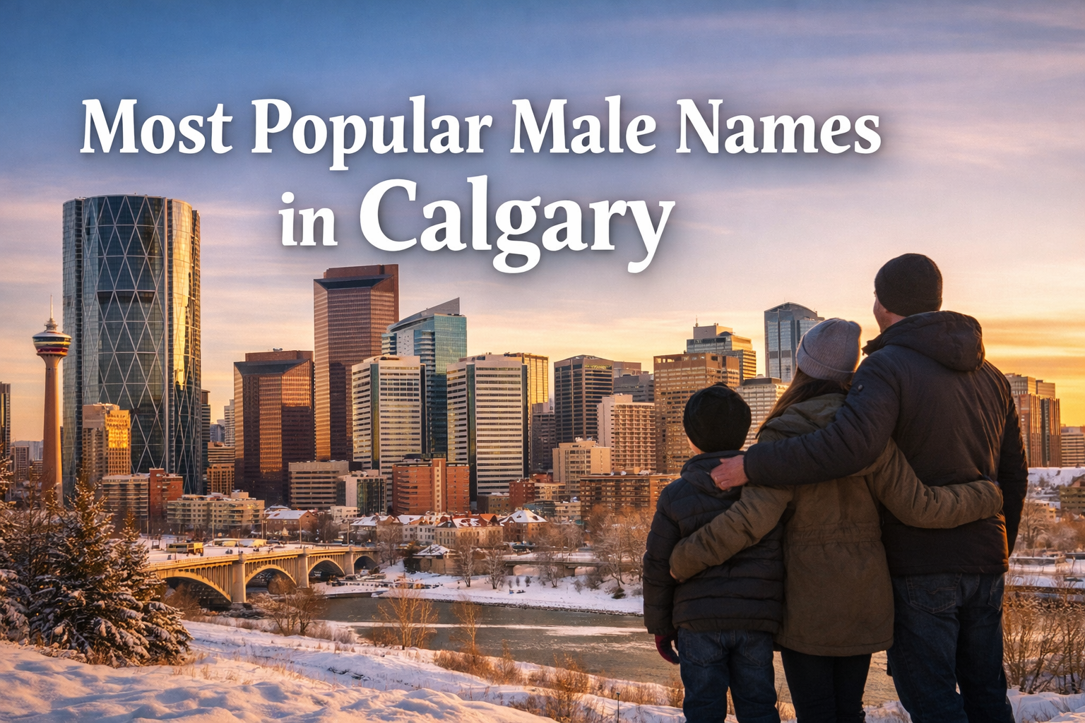 Most Popular Male Names in Calgary