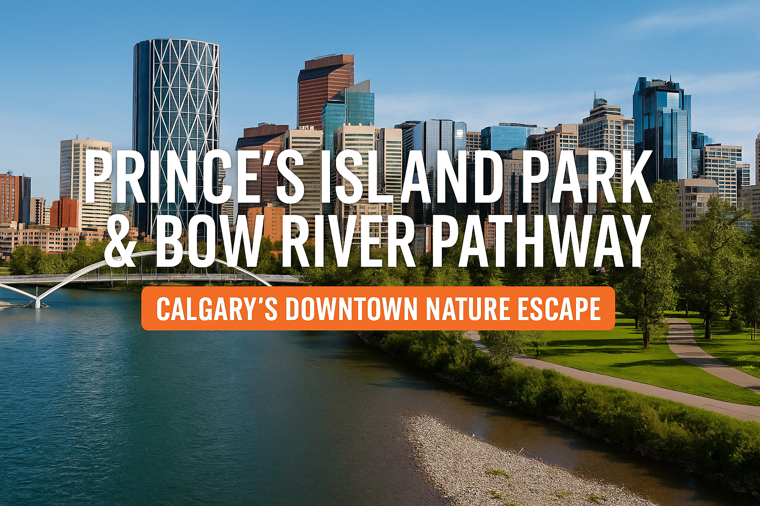 Prince’s Island Park & Bow River Pathway: Calgary’s Downtown Nature Escape